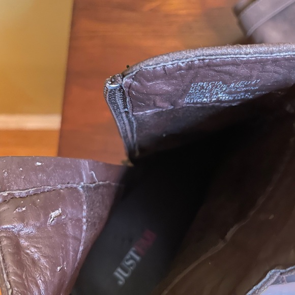 Just Fab Brown Boots - Size 10 - Picture 8 of 13